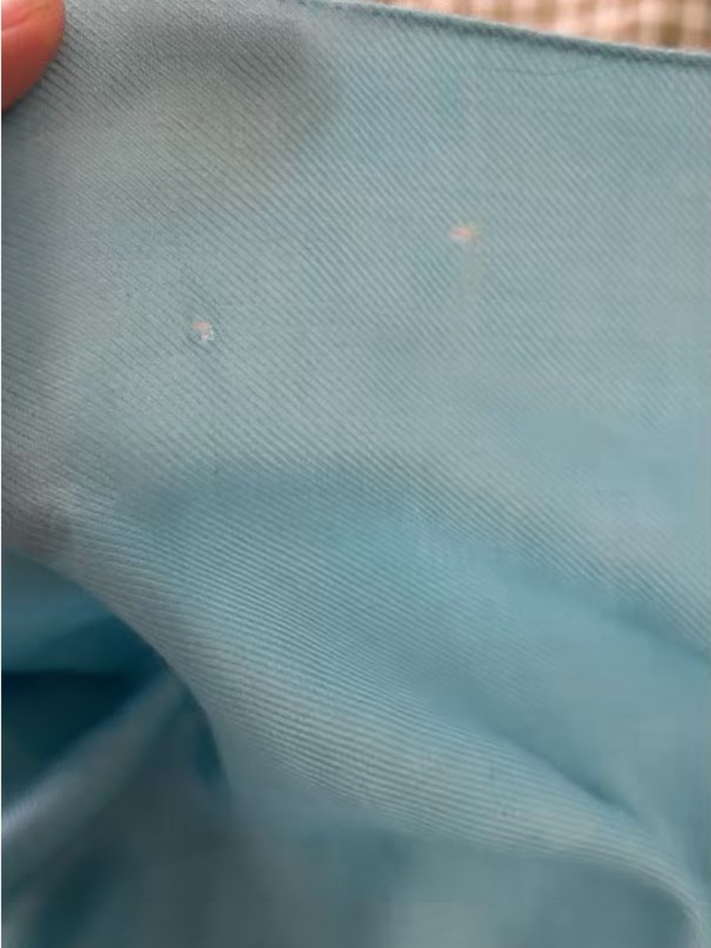 Loro Piana Light Blue Cashmere-Silk Scarf with Fringe - Picture 5 of 5